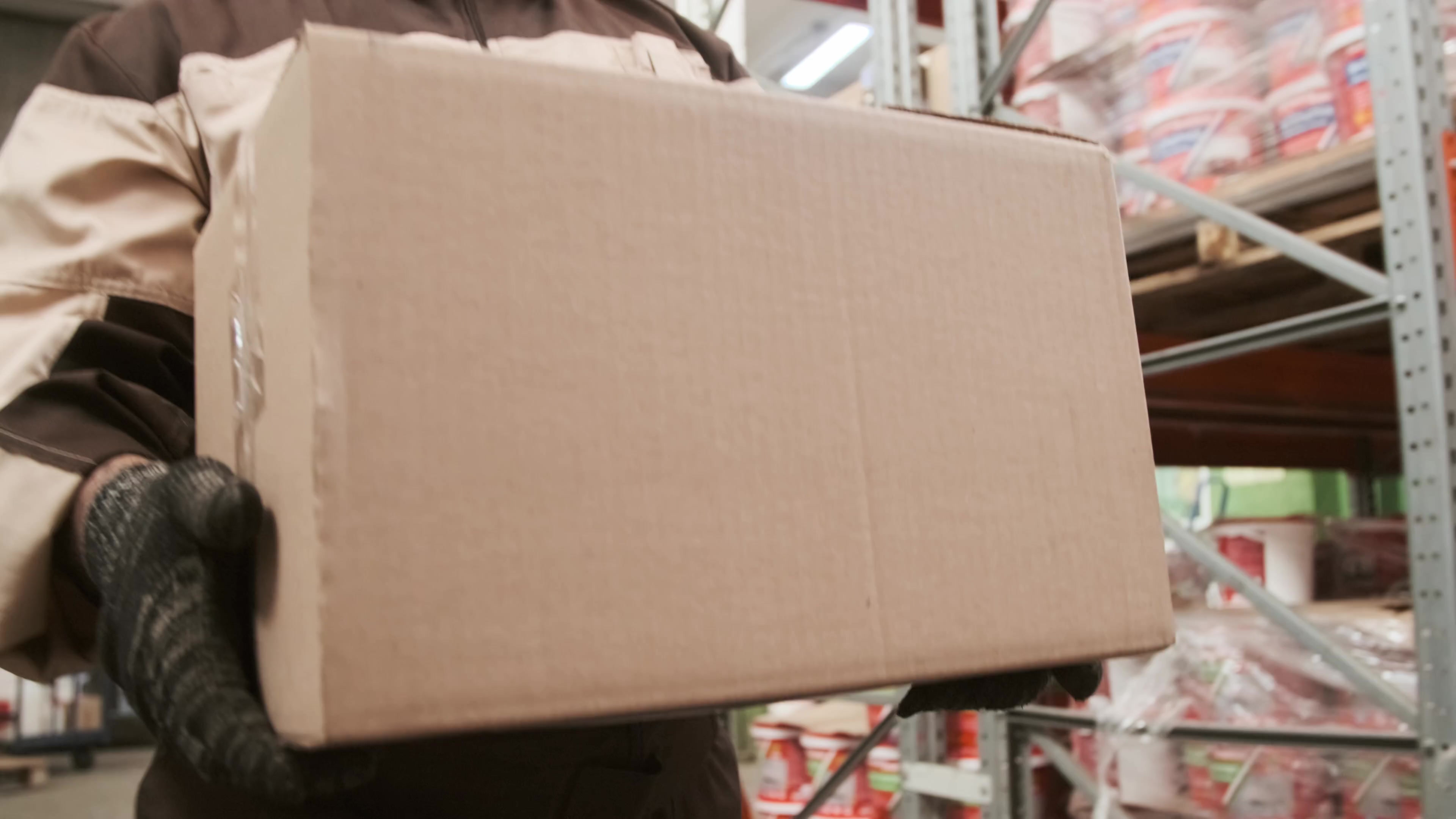 Consumer products being prepared for fulfillment